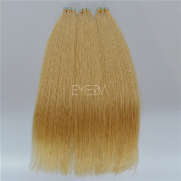 Invisible stick tape hair extension hot sell and fashion pouple in USA and Europe JF18